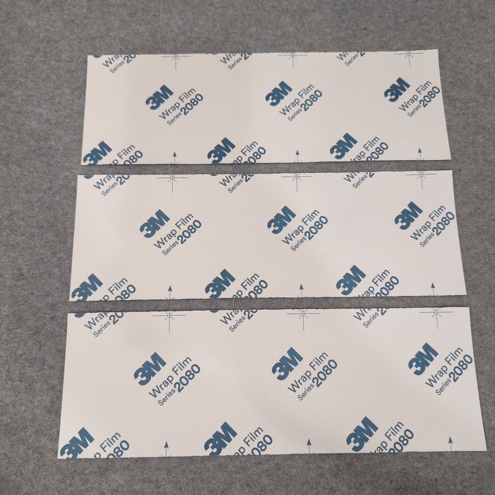 3M Wrap Film Series 2080 Matte Black Car Wrap Vinyl Sheets 3 Pack - Picture 2 of 5